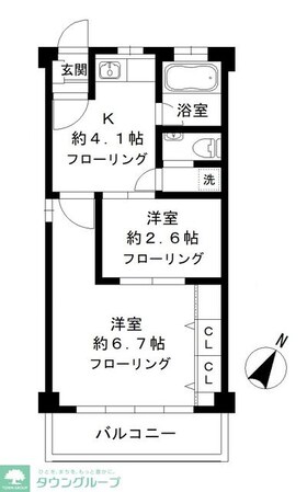 日東ビルの物件間取画像